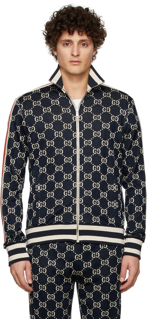 gucci jacquard jacket slim large